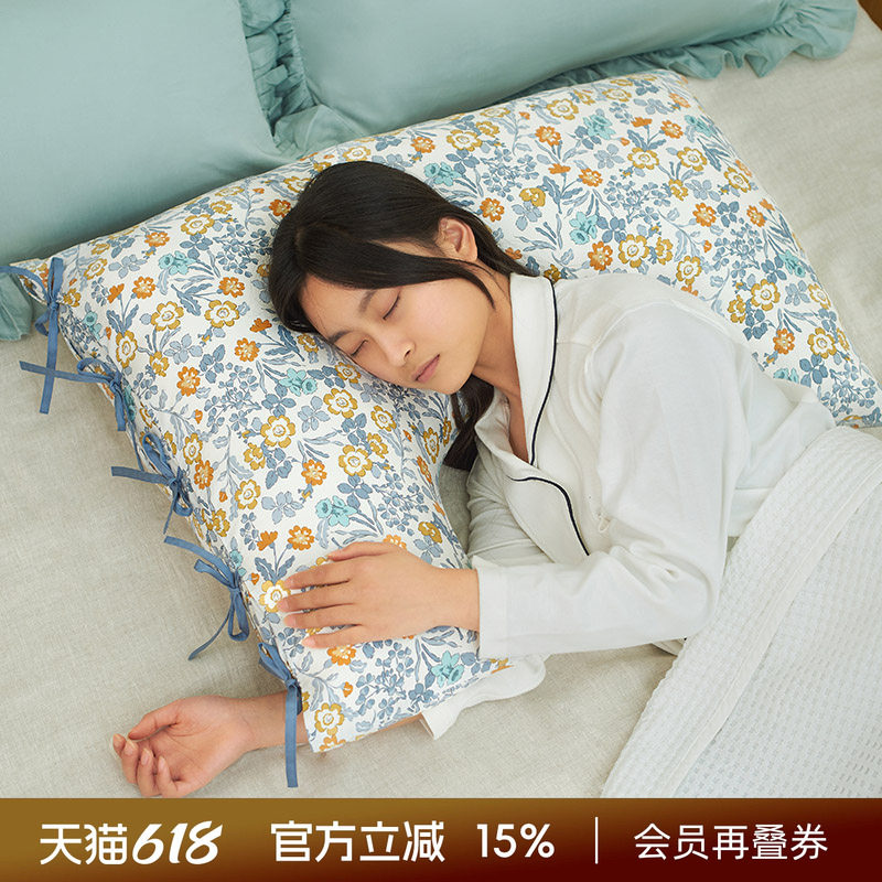 阳春小镇荞麦壳亲水棉侧睡u型枕头颈椎睡眠睡觉女生抱枕靠枕男