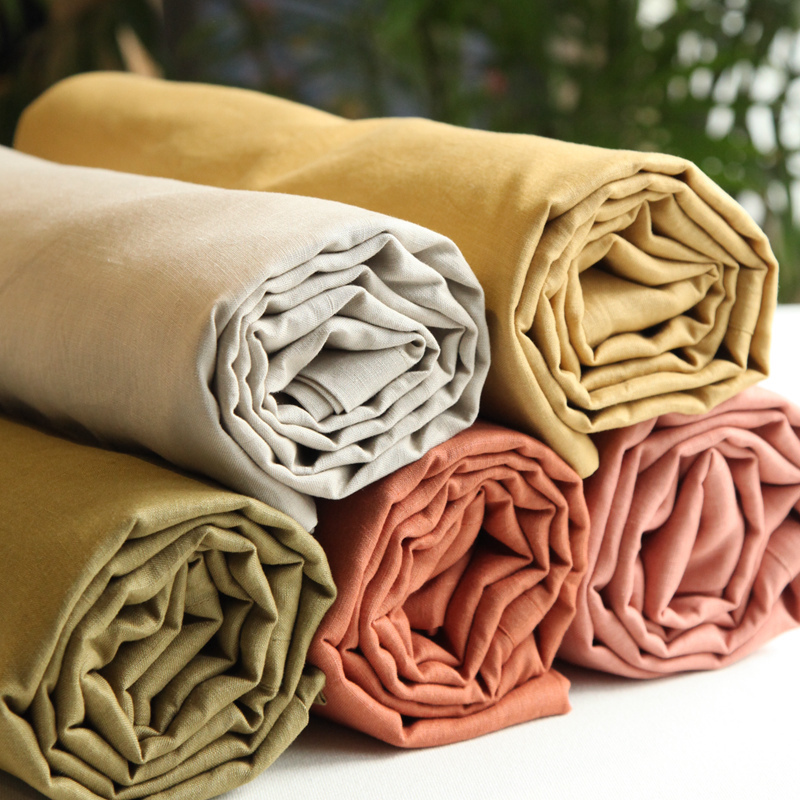 阳春小镇素色夏凉布四件套床单