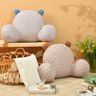 阳春小镇床头靠垫大靠背软包腰靠抱枕沙发飘窗床上看书儿童可拆洗