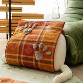 阳春小镇床头靠垫腰枕床上沙发飘窗靠背软包颈大靠背靠枕抱枕