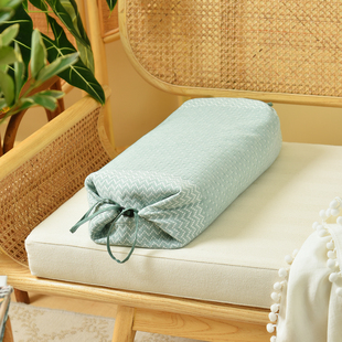 阳春小镇荞麦壳枕头腰枕腰靠纯棉成人可调节颈枕大人家用可拆洗