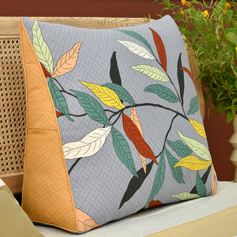 阳春小镇床头靠垫三角沙发靠背