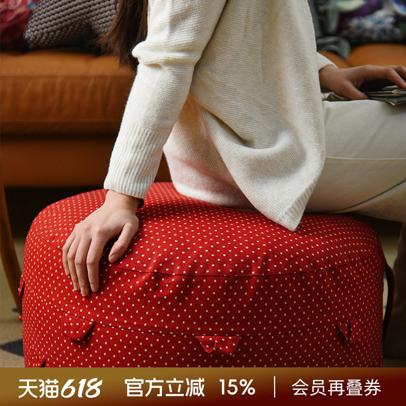 阳春小镇坐墩客厅飘窗懒人沙发榻榻米地毯地上蒲团复古龙粒子坐垫
