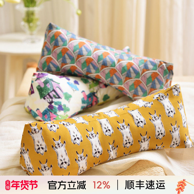阳春小镇三角颈枕荞麦壳枕头成人单人睡眠颈椎睡觉专用纯棉高端,床上用品,功能枕/保健枕/养生枕,淘宝优惠券,粉丝福利购,淘宝优惠卷