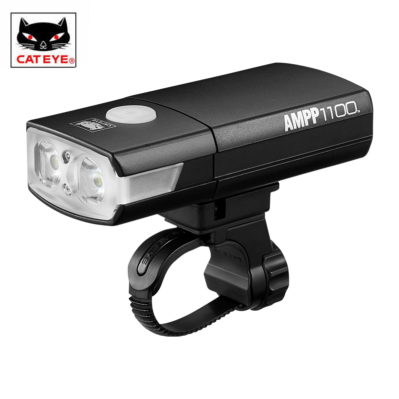 猫眼自行车灯夜骑前灯强光高流明