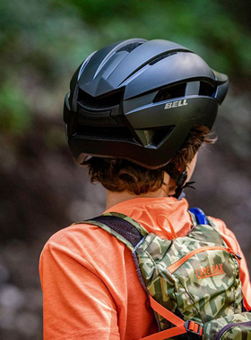 美国BELL SIDETRACK II 儿童青少年自行车骑行男女头盔可拆帽檐