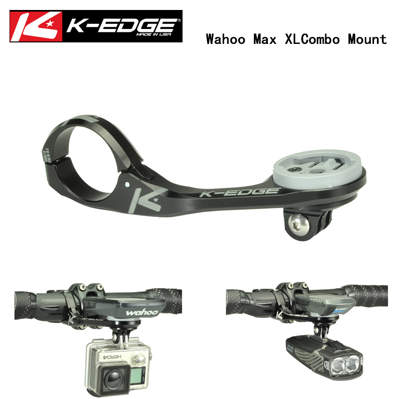 美国K-edge Wahoo Max XL Combo Mount码表延伸支架Gopro灯座