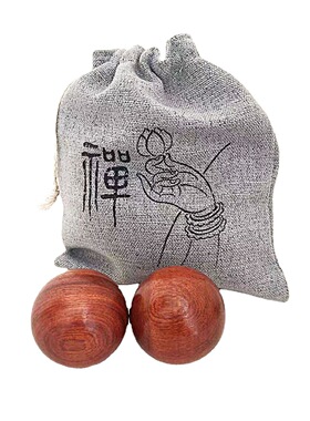 花梨木手球红木手球木质健身球健手球木质把玩工艺品