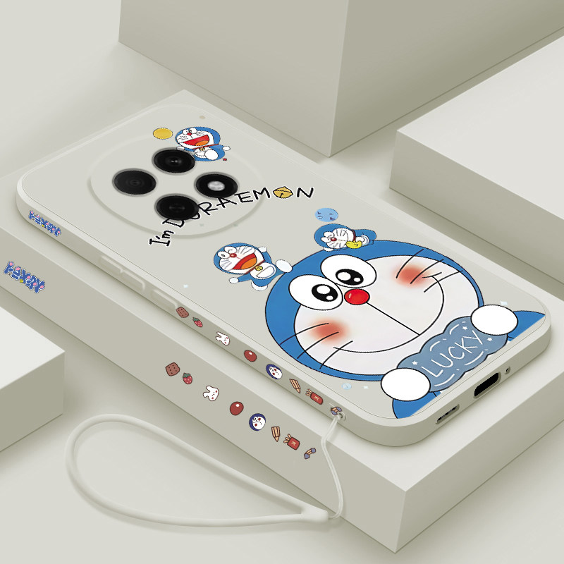 适用oppoA5pro手机壳新款oppo A5液态硅胶5G软壳A5活力版镜头全包防摔保护套a5pro男女生潮牌卡通时尚机器猫