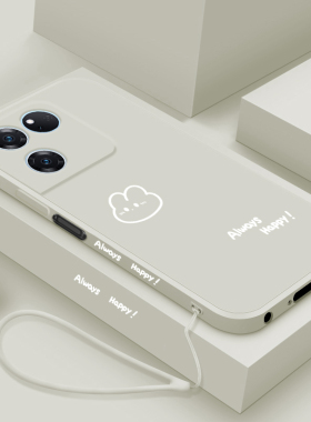 适用一加Ace手机壳新款1+Acepro液态硅胶保护套pr0男女款一加ace竞速版镜头全包防摔软壳oneplus十外壳开心兔