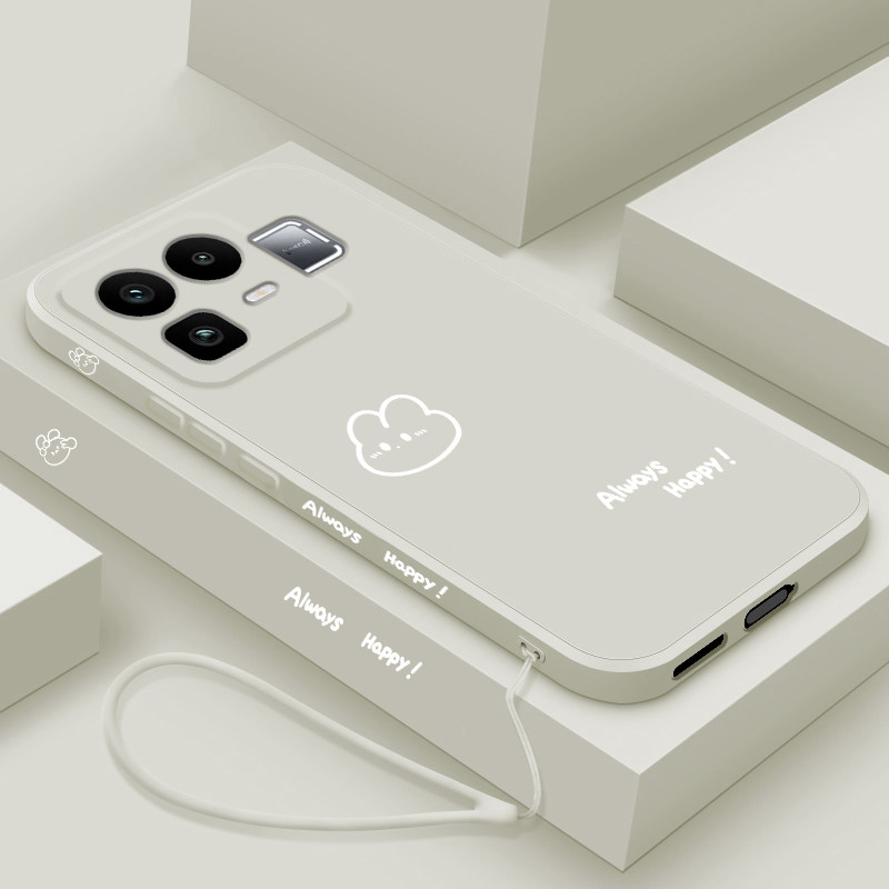 适用realme真我Neo8手机壳新款真我neo8液态硅胶保护套oppo镜头全包防摔软壳RMX8899男女情侣网红卡通开心兔,3C数码配件,手机保护套/壳,淘宝优惠券,粉丝福利购,淘宝优惠卷