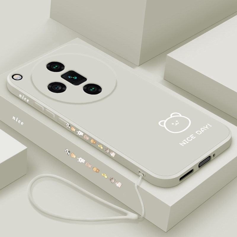 适用液态硅胶手机壳可爱