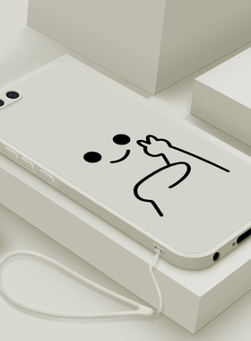 适用小米note3手机壳新款xiaomi6液态硅胶保护套Mi六潮男女生小米6X镜头全包防摔5x软壳网红个性创意卡通比耶