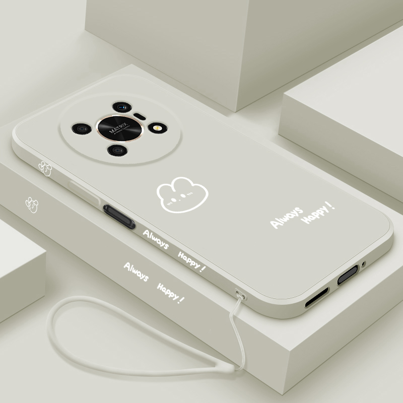 适用液态硅胶手机壳简约