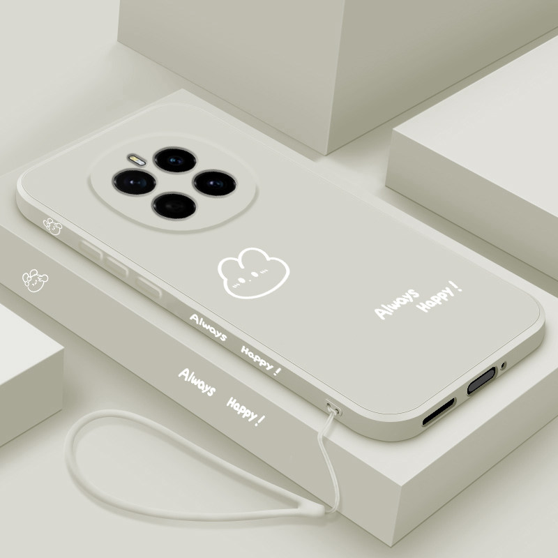 适用荣耀magic7手机壳新款magic7pro液态硅胶保护套por镜头全包防摔软壳华为honor潮男女生pr0网红卡通开心兔