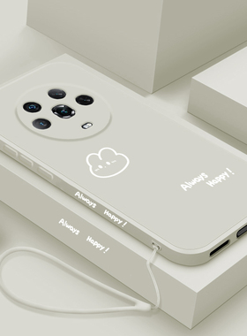 适用荣耀Magic4手机壳新款4pro液态硅胶保护套至臻版男女华为魔术Magic3全包防摔3pro软壳pr0个性外壳开心兔