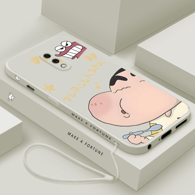 适用一加7手机壳7t新款oneplus7pro液态硅胶软壳7tpro男女生一加6镜头全包防摔1+5t保护套十创意时尚卡通小新