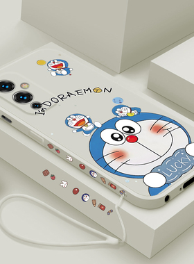 适用一加9手机壳新款1+9pro液态硅胶保护套pr0男女生简约oneplus+9R镜头全包防摔1十9RT软外壳网红卡通机器猫