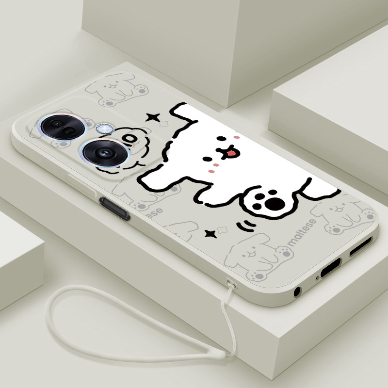 适用oppoa1s手机壳新款a1pro液态硅胶A1x保护套oppo a1i男女生a1活力版镜头全包防摔A1 5G软壳卡通可爱hello