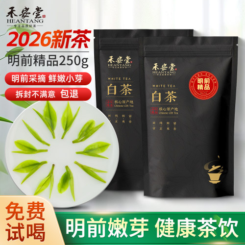 安吉白茶官方旗舰店明前茶叶