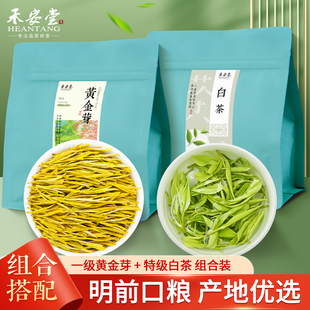 禾安堂茶叶自己喝安吉白茶正品官方旗舰店黄金芽明前2025年新绿茶