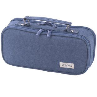 安蔻大容量笔袋男生多层初中生高中生女孩小学生铅笔袋简约日系文具袋高颜值多功能收纳铅笔文具盒男孩学生用