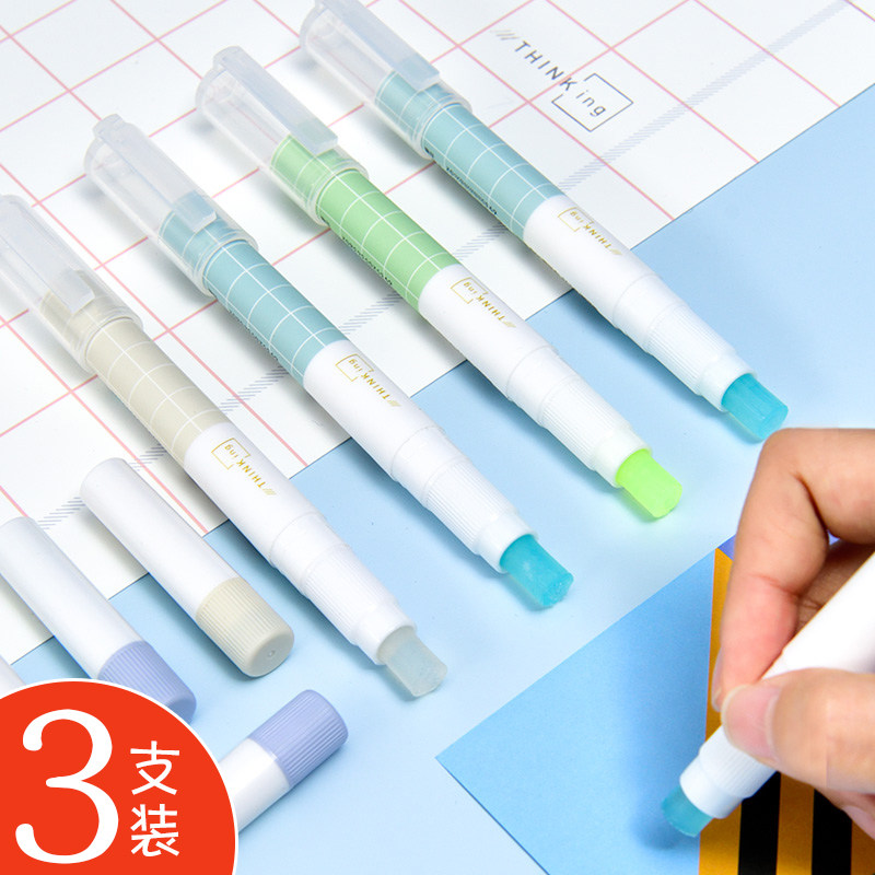 得力固体胶胶棒学生用高粘度强力笔型笔形透明固体胶儿童幼儿园办公无毒手工制作固体胶水棒韩国可爱文具批发