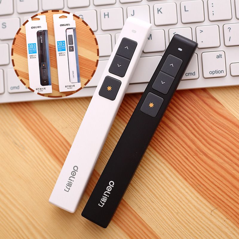 得力2802翻页笔激光笔商务翻页笔3R类激光笔教学笔会议