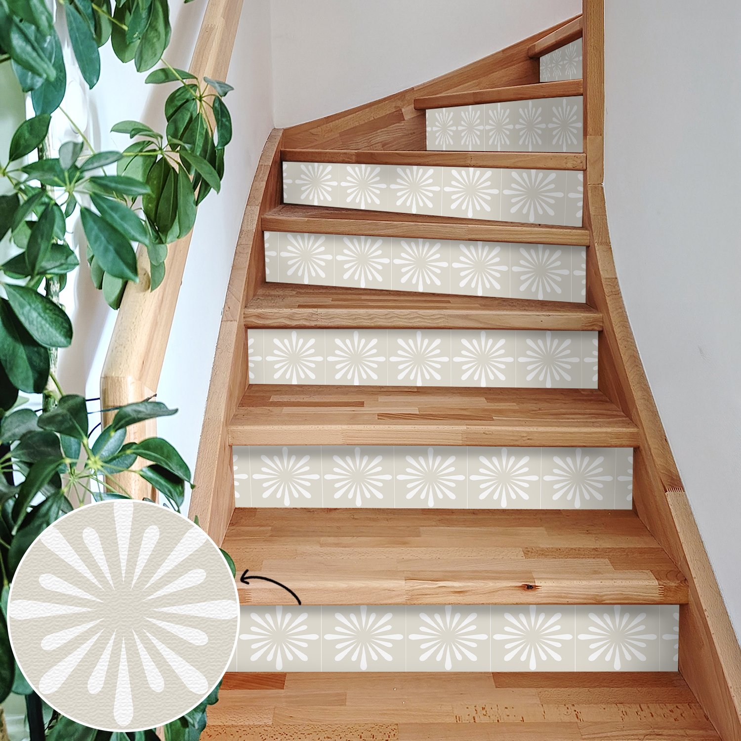 Funlif新品时尚防水自粘楼梯贴