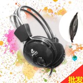 耳机带麦3.5双插口网吧游戏台式 正品 头戴式 机笔记本网课话筒耳机