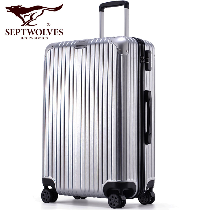 七匹狼拉杆箱男官方旗舰店旅行箱包品牌登机小型专柜正品女行李箱