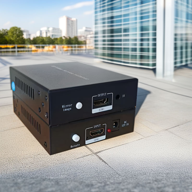 深圳HDMI高清视频信号画面90度旋转盘器图像显示翻横竖屏盒子