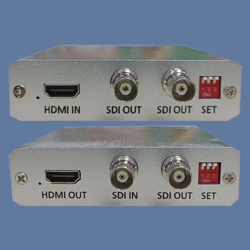 工业监控HDMI 3GSDI高清转换器带环路变频输出分辨率调节稳定可靠