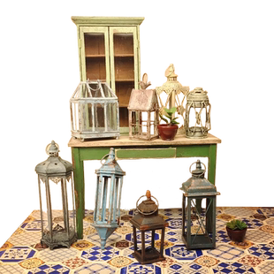 diy小屋派淇创意模型玩具娃娃手工制作配件新手入门拼装迷你风灯