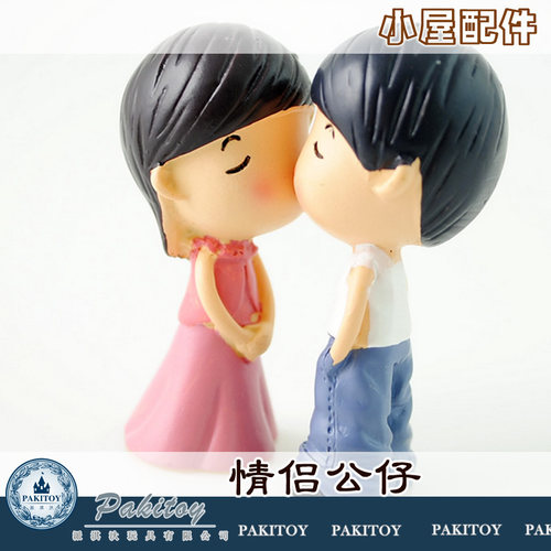 12模型摆件情侣公仔树脂