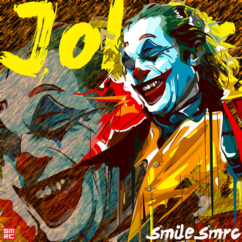 小丑撕裂笑脸t恤联名短袖joker国潮设计感小众王一博