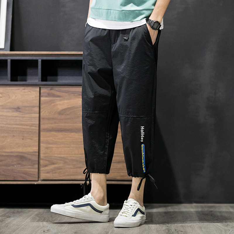 8分库休闲裤下坠感阔腿男土体闲悠闲薄款茧型短裤九分9夏季垂感|ruв категории Мужская одежда, брюки - от Buy2taobao.com для оказания профессиональной услуги покупки агента Taobao