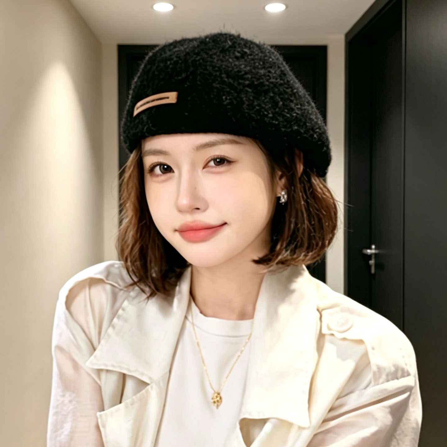 2026新款贝雷帽女秋冬季羊毛时尚前进帽日系文艺正反戴蓓蕾报童帽