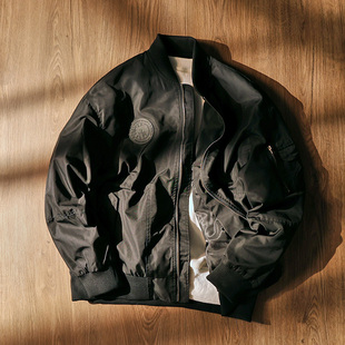 「长空之王」春秋美式MA1飞行夹克男宽松青少年刺绣防风工装外套