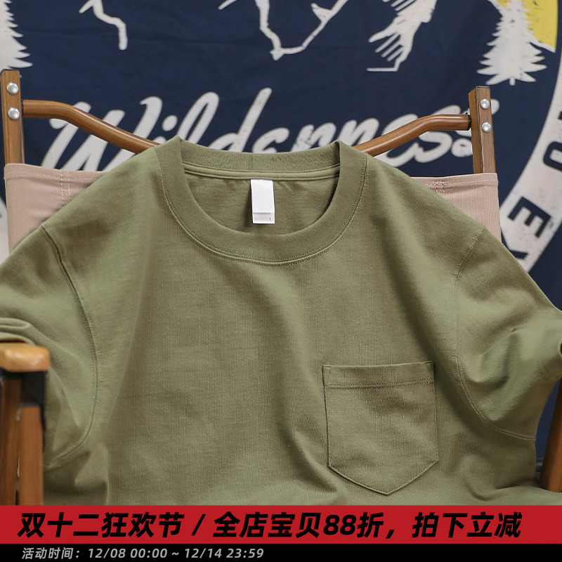 日系休闲短袖重磅面料T恤