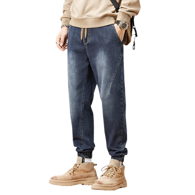 春秋新款男士牛仔裤男潮流宽松