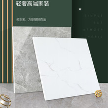 佛山简约连纹抛釉大理石灰色瓷砖800x800客厅地砖卧室新款地板砖