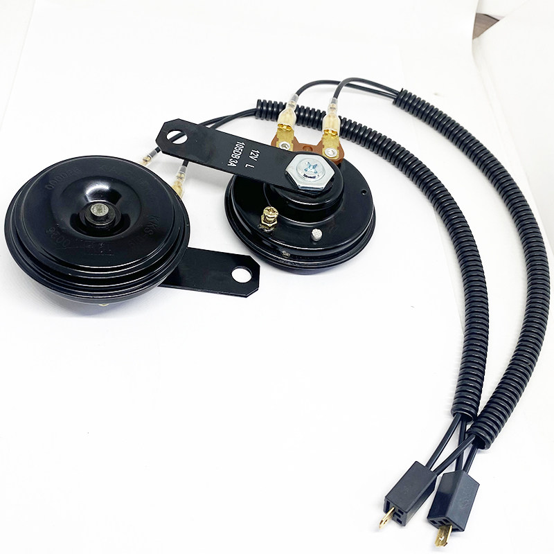 适用12V电动车面包车摩托车改装丰田盆型双插防水电喇叭高低音