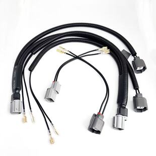 适用名爵3MG4MG5荣威RX3改装通用鸣笛蜗牛喇叭一分二无损插头线