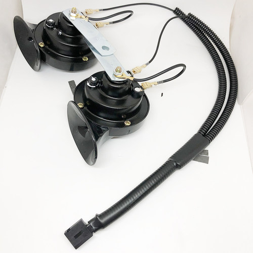 丰田改装蜗牛喇叭一分二线束