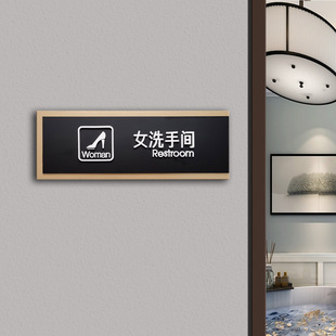高档教室医务室女洗手间接待室咨询室立体图标办公室科室门牌定制