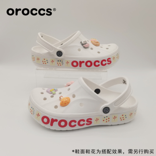 拖鞋 沙灘鞋 麻將夏季 機(jī)能潮鞋 透氣EVA包頭休閑洞洞鞋 Oroccs洞洞鞋