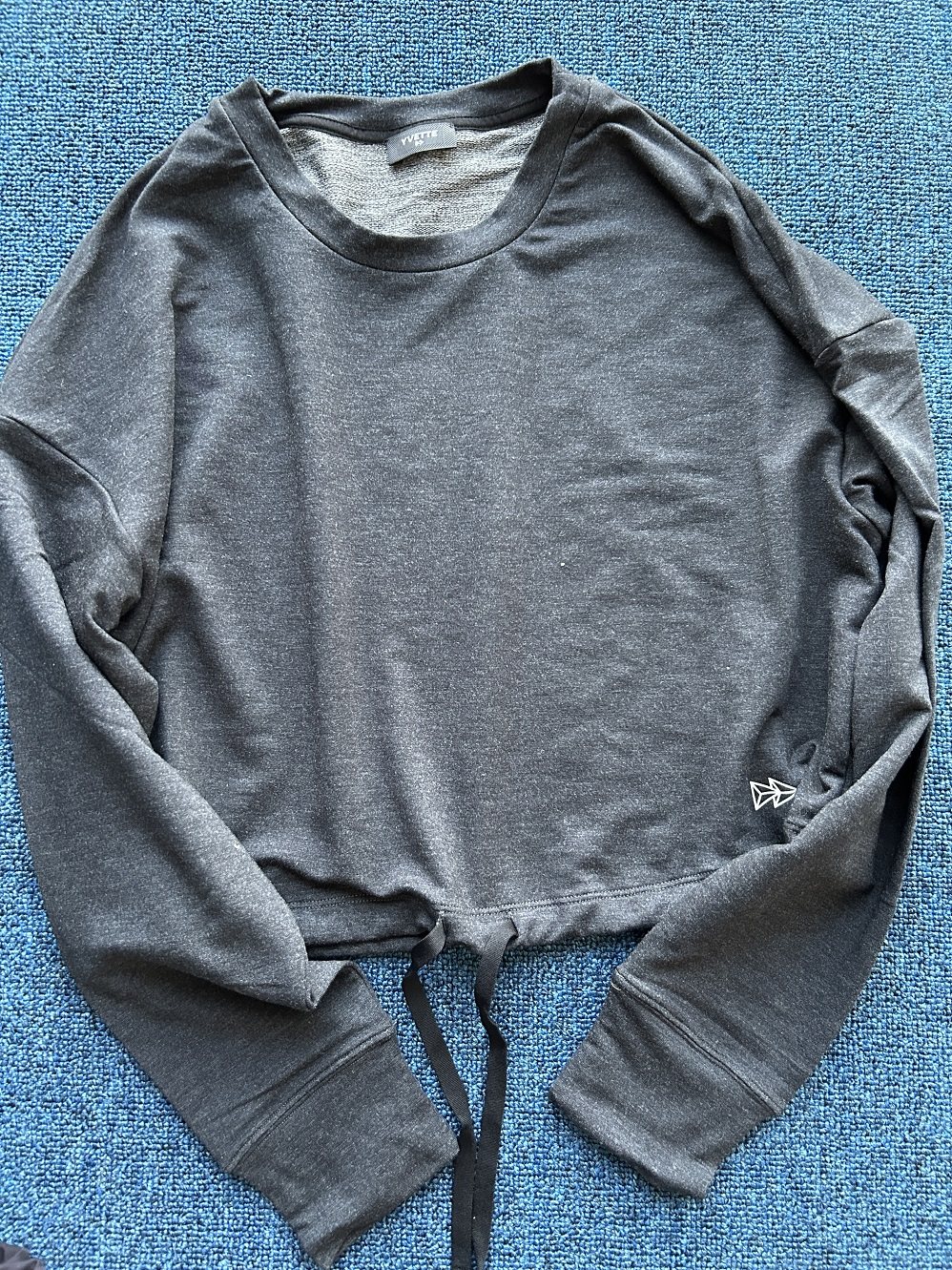 Y三 运动短款宽松抽绳长袖T恤卫衣跑步瑜伽出街跳舞衣服甜辣妹上,运动服/休闲服装,运动T恤,淘宝优惠券,粉丝福利购,淘宝优惠卷