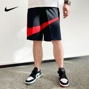 nike耐克篮球服男运动篮球短裤DRI-FIT透气速干休闲裤BV9386-010