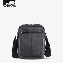 香港FXCREATIONS菲尔诗CCQ休闲竖款尼龙单肩斜挎包男防水时尚百搭